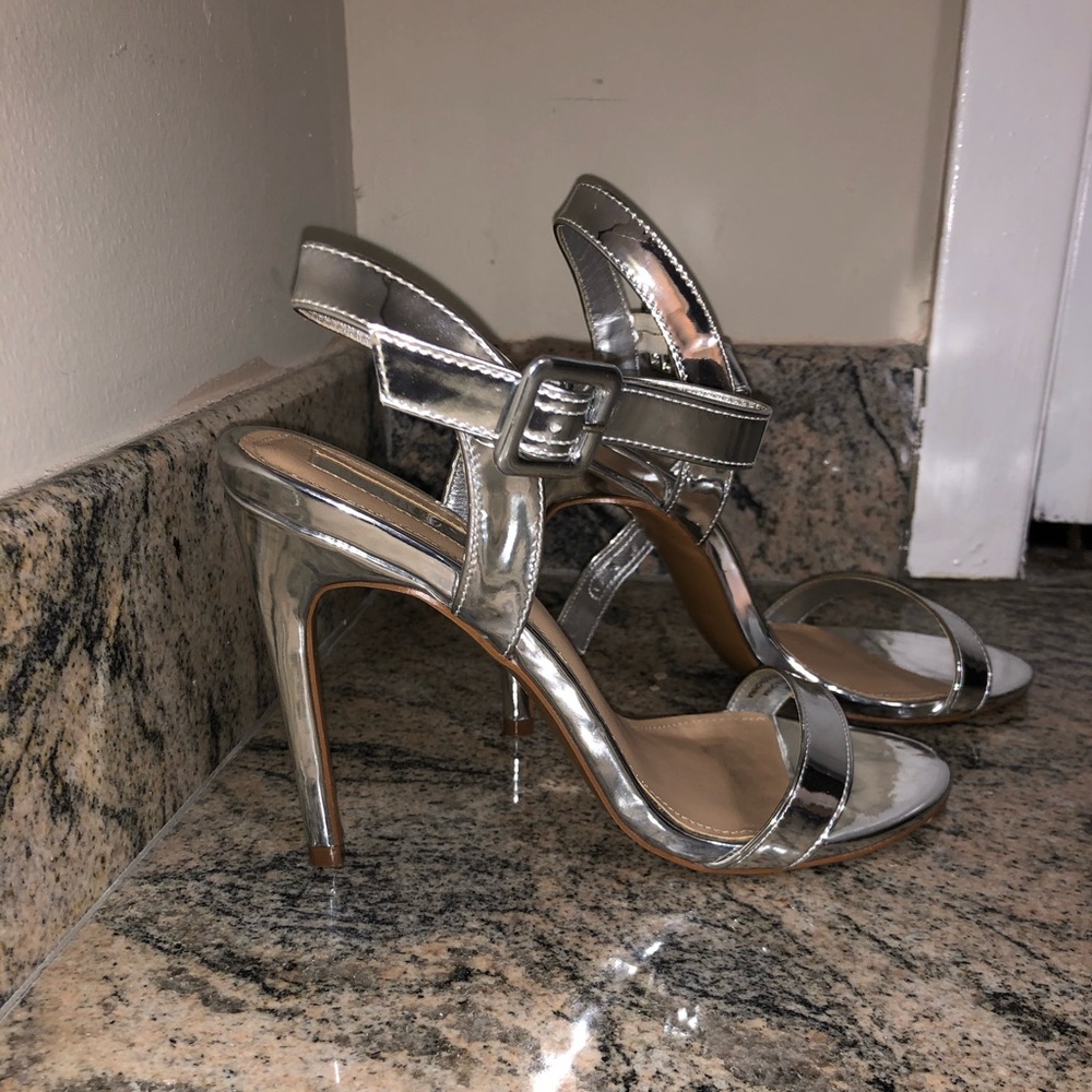 Silver heels